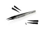 258UPEEK-SA TWEEZERS SA TIPS PEEK